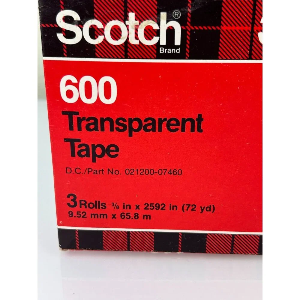 Scotch 3M Transparent Tape VTG 3/8